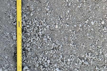 crushed concrete fines (paver base)